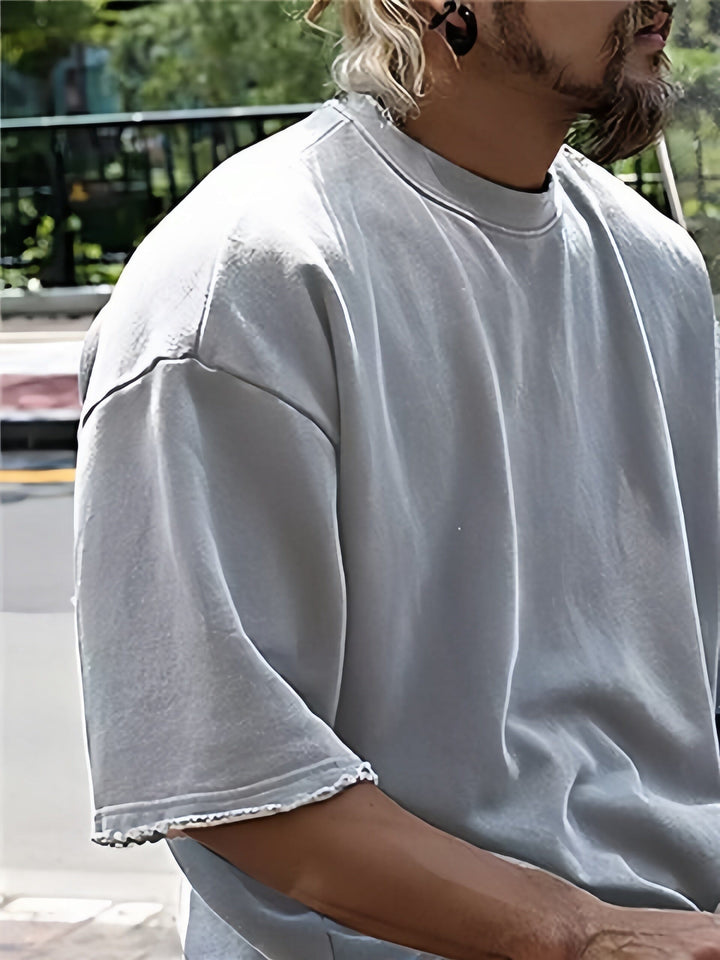 Casual Loose Fit Solid Sports Sets